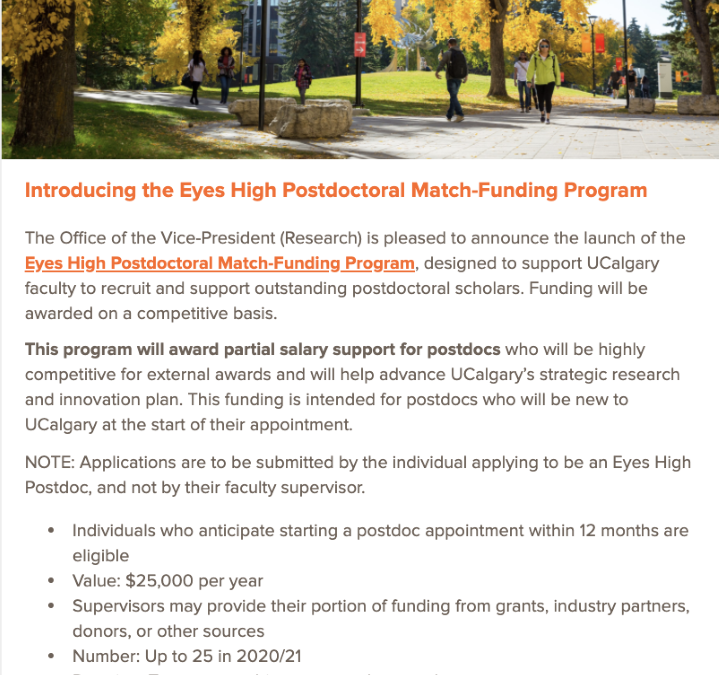 TNT Postdoctoral Recruitment